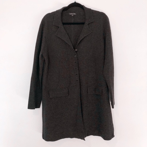 Eileen Fisher Jackets & Blazers - Eileen Fisher • 100% Grey Merino Wool • Jacket